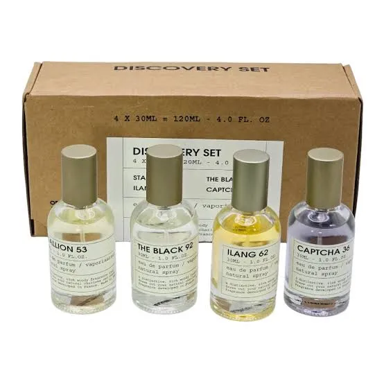 Estuche Minis Le Labo Discovery Unisex (Stallion + Ilang 62 + The Black + Captcha 36) 4pzs 30ml