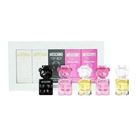 Estuche Minis Moschino Unisex (Toy 2 + Toy Bubble Gum 2 + Toy Boy) 5pzs 5ml