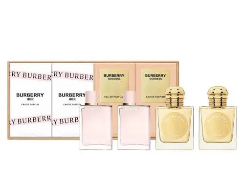 Estuche Minis Burberry Mujer (Burberry Goddess x2 + Her Burberry x2) 4pzs 5ml
