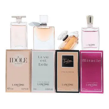 Estuche Minis Lancome Mujer (Idole + Vida Bella + Tresor + Miracle) 4pzs 5ml