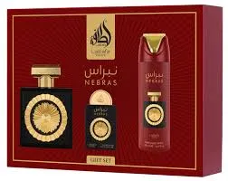 ESTUCHE LATTAFA NEBRAS UNISEX 3PZS 100ML EDP + 20ML EDP + SPLASH