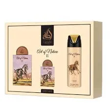 ESTUCHE LATTAFA ART OF NATURE I UNISEX 3PZS 100ML EDP + 20ML EDP + SPLASH