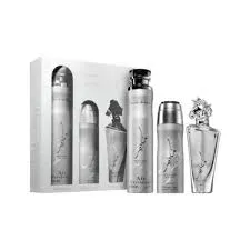 ESTUCHE LATTAFA MAAHIR UNISEX 3PZS 100ML EDP + SPLASH + SPRAY AMBIENTADOR