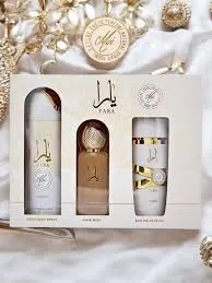 ESTUCHE LATTAFA YARA MOI MUJER 3PZS 100ML EDP + SPLASH + PERFUME DE CABELLO