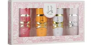 ESTUCHE MINIS LATTAFA YARAS 4PZS 5ML CADA UNA YARA + CANDY + MOI + TOUS