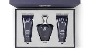ESTUCHE AFNAN TURATHI AZUL UNISEX 3PZS 100ML EDP + GEL DE BAÑO + AFTER SHAVE
