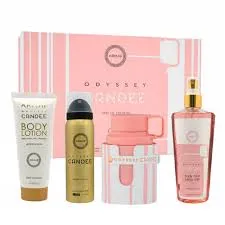 ESTUCHE ARMAF ODYSSEY CANDEE MUJER 4PZS 100ML EDP + SPLASH + SPARY + CREMA