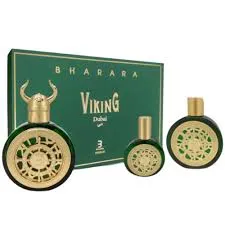 ESTUCHE BHARARA VIKING DUBAI UNISEX 3PZS 100ML EDP + 30ML EDP + CREMA