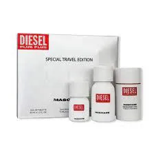 ESTUCHE DIESEL PLUS PLUS CAJA LECHE HOMBRE 3PZS 75ML EDT + 30ML EDT + DESODORANTE