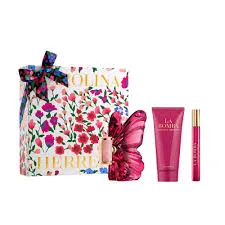 ESTUCHE CAROLINA HERRERA LA BOMBA MUJER 3PZS 80ML EDP + 10ML EDP + CREMA