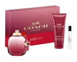 ESTUCHE COACH COACH WILD ROSE MUJER 3PZS 90ML EDP + 7.5ML EDP + CREMA