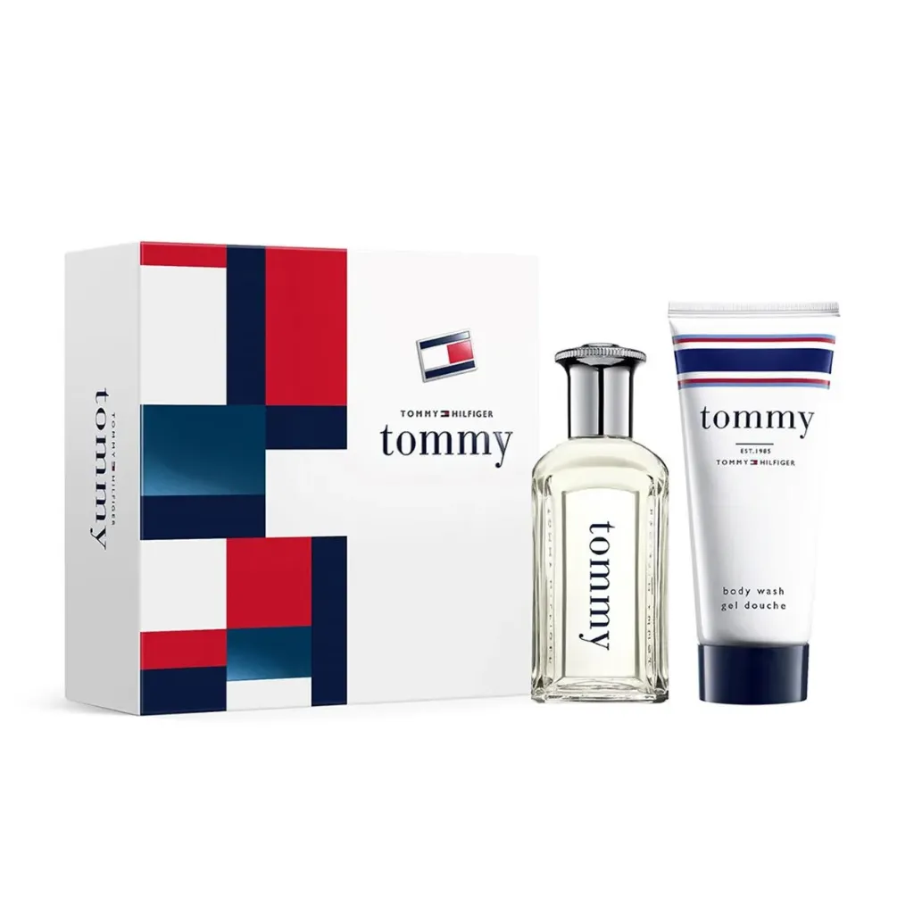 ESTUCHE TOMMY HILFIGER TOMMY HOMBRE 2PZS 100ML EDT + GEL DE BAÑO