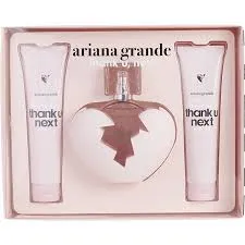 ESTUCHE ARIANA GRANDE THANK YOU NEXT MUJER 3PZS 100ML + CREMA + GEL