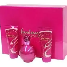 ESTUCHE BRITNEY SPEARS FANTASY MUJER 3PZS 100ML EDP + CREMA + GEL DE BAÑO