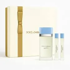 ESTUCHE DOLCE & GABBANA LIGHT BLUE MUJER 3PZS 100ML EDT + 10ML EDT 10ML EDT