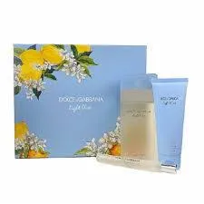 ESTUCHE DOLCE & GABBANA LIGHT BLUE MUJER 3PZS 100ML EDT +10ML EDT + CREMA