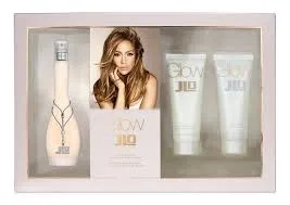 ESTUCHE JENNIFER LOPEZ GLOW MUJER 3PZS 100ML EDT + CREMA + SHOWER GEL