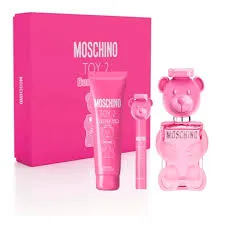 ESTUCHE MOSCHINO TOY 2 MUJER 3PZS 100ML EDP + 10ML EDP + CREMA