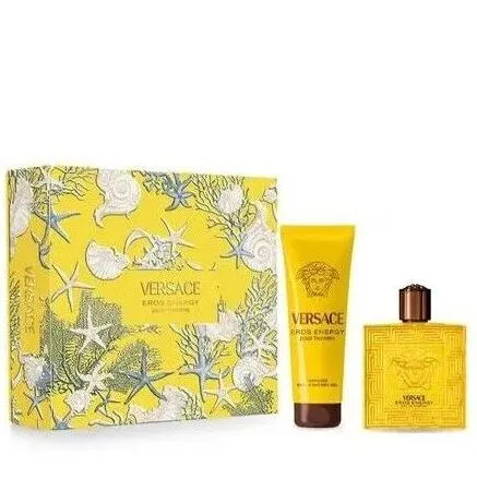 ESTUCHE VERSACE EROS ENERGY HOMBRE 2PZS 100ML EDP + GEL DE BAÑO