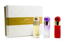 ESTUCHE PERRY ELLIS 360 TRIO MUJER 3PZS EDT 30ML 360 TRAD + 30ML 360 PURPLE + 30ML 360 COR