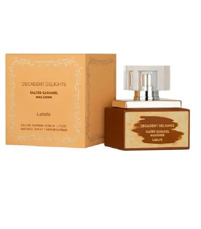 Lattafa Decadent Delights Salted Caramel Macaron Unisex 50ml EDP