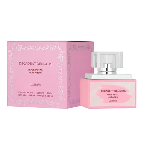 Lattafa Decadent Delights Rose Petal Macaron Unisex 50ml EDP