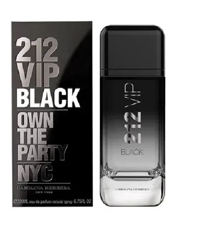 Carolina Herrera 212 Vip Black Hombre 200ml EDP