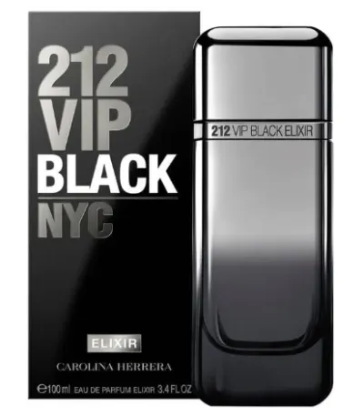 Carolina Herrera 212 Vip Black Elixir Hombre 100ml EDP