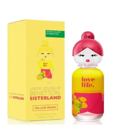 Benetton Sisterland Yellow Peony Mujer 80ml EDT